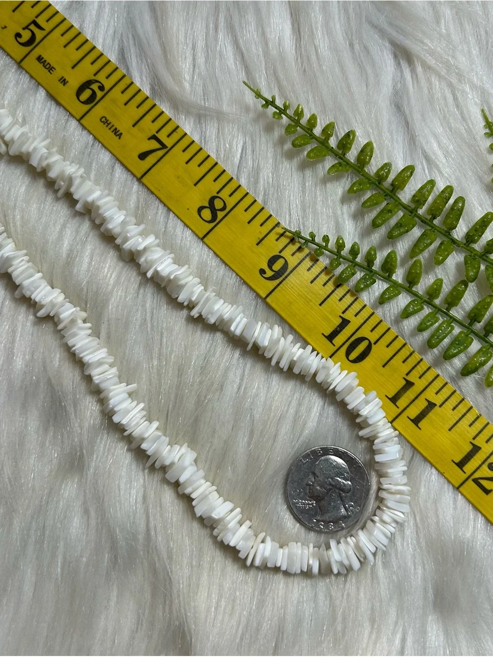 puka shell chip necklace